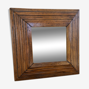 Wooden mirror