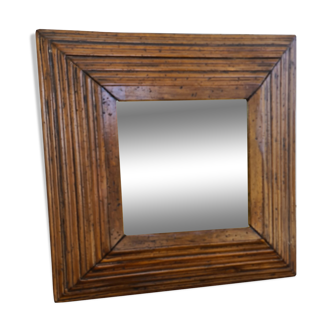 Wooden mirror