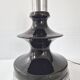 Vintage 1960 lamp in ceramic & silver aluminium