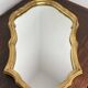 Large baroque mirror in gilded wood