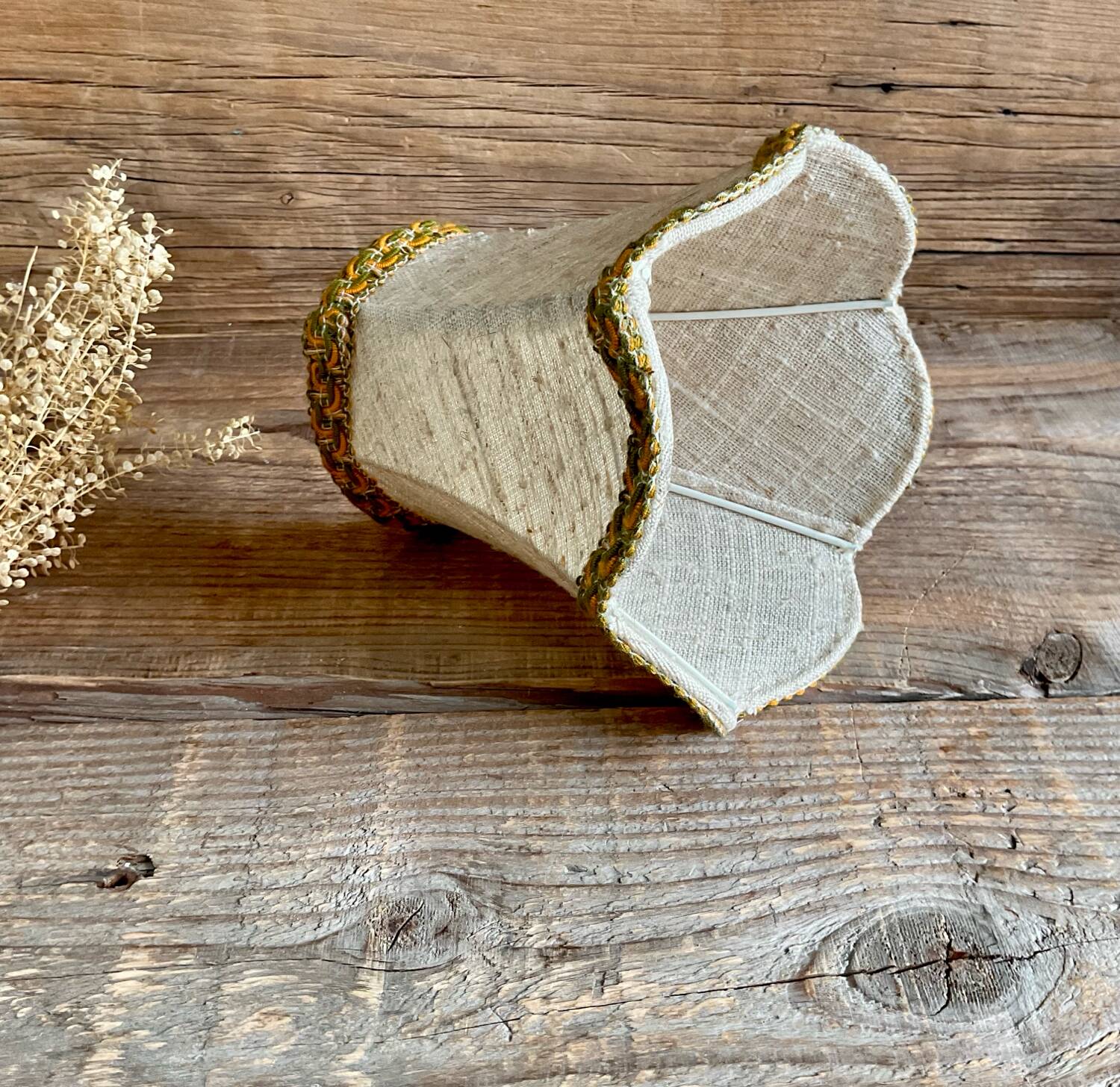 Vintage braid lampshade