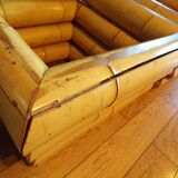 Pair of Italian bamboo planters 1950