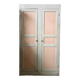 Late 19th century cupboard front, double doors + painted fir frame