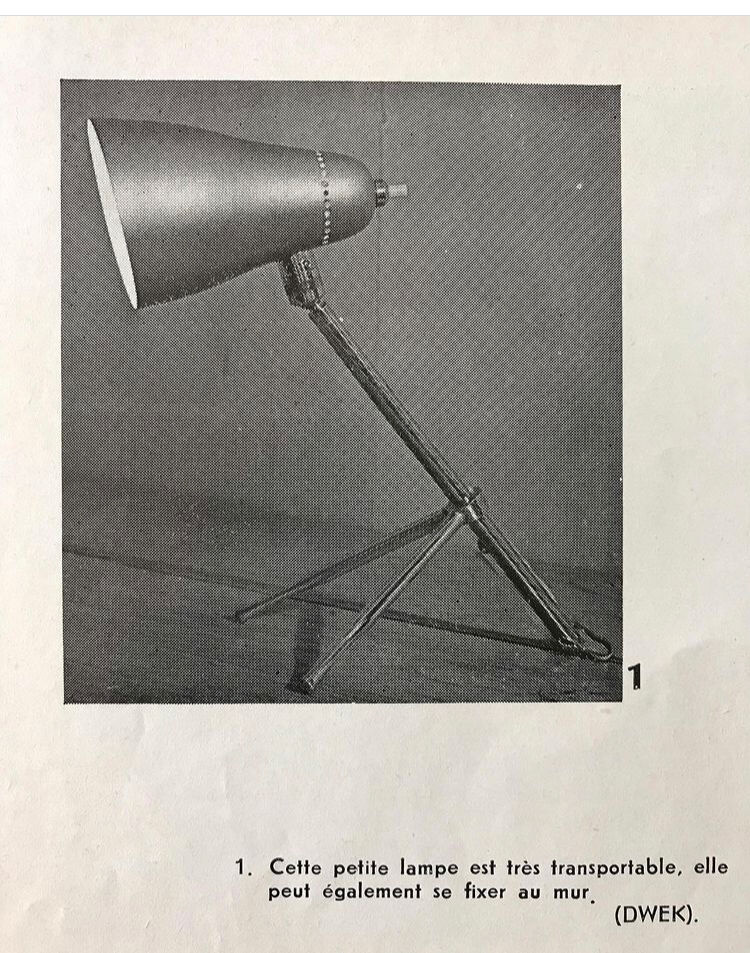 AD1 dek lamp design 1950