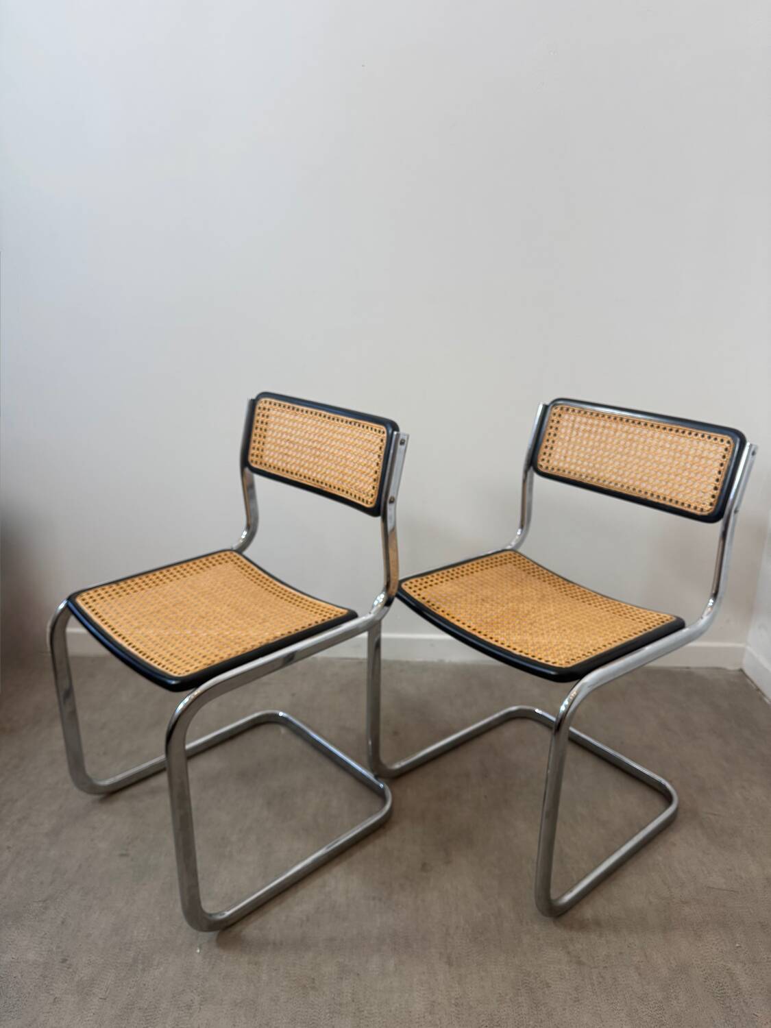 Pair of caned chairs ARRBEN