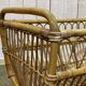 1960s rattan baby bed