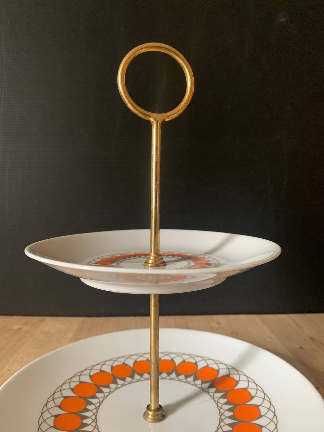 Vintage mounted plates