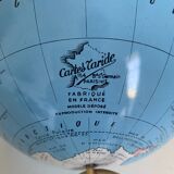 Vintage 1960s globe, Taride tripod, gold metal - 28 cm