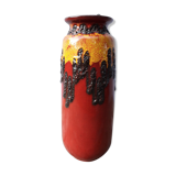 Vase W.Germany in red