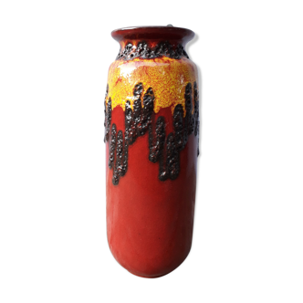 Vase W.Germany rouge