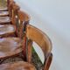 Series of 6 vintage restaurant bistro chairs - 1950s