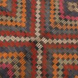 5x7 Bohemian Handmade Turkish Vintage Kilim Rug, 171x225Cm