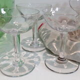 Set of 6 champagne glasses