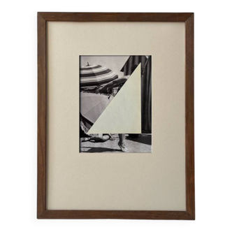 Bain de mer - Collage original