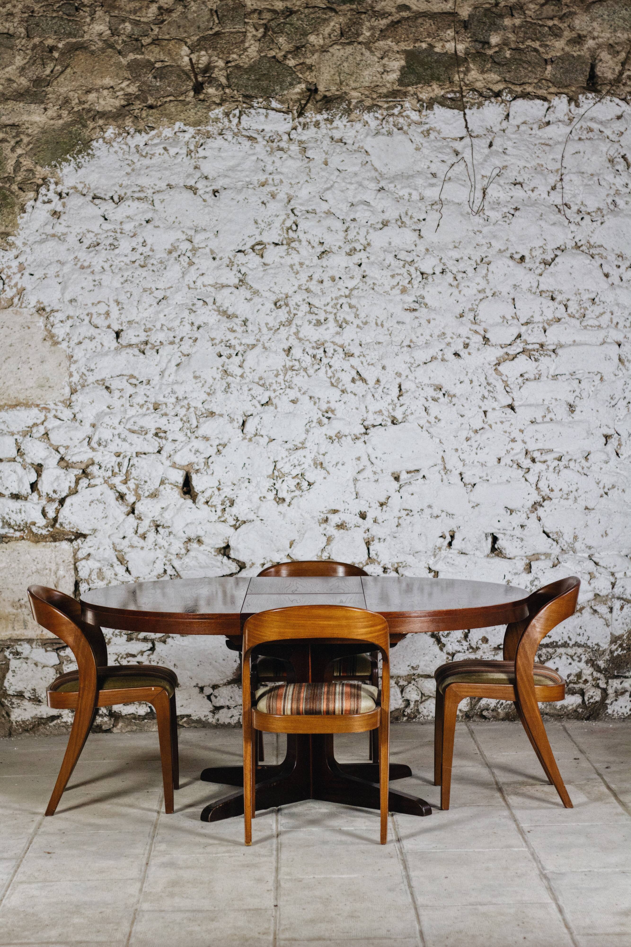 4 Baumann Gondola chairs