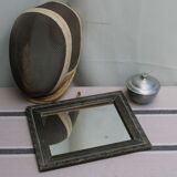 Ancien miroir en bois