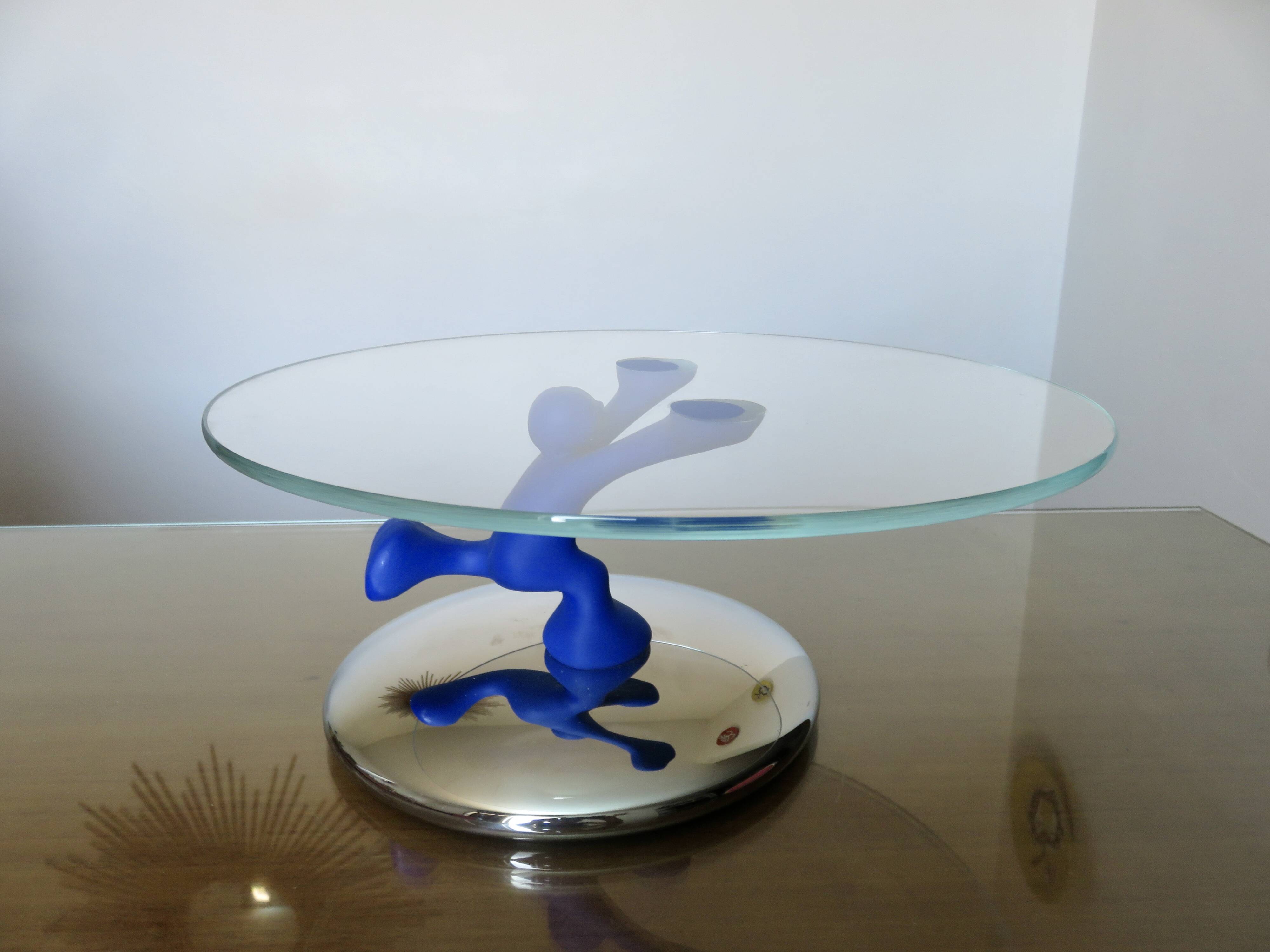 Plateau "Bimboveloce" Running Man, Alessi, design by Mattia di Rosa, 1999