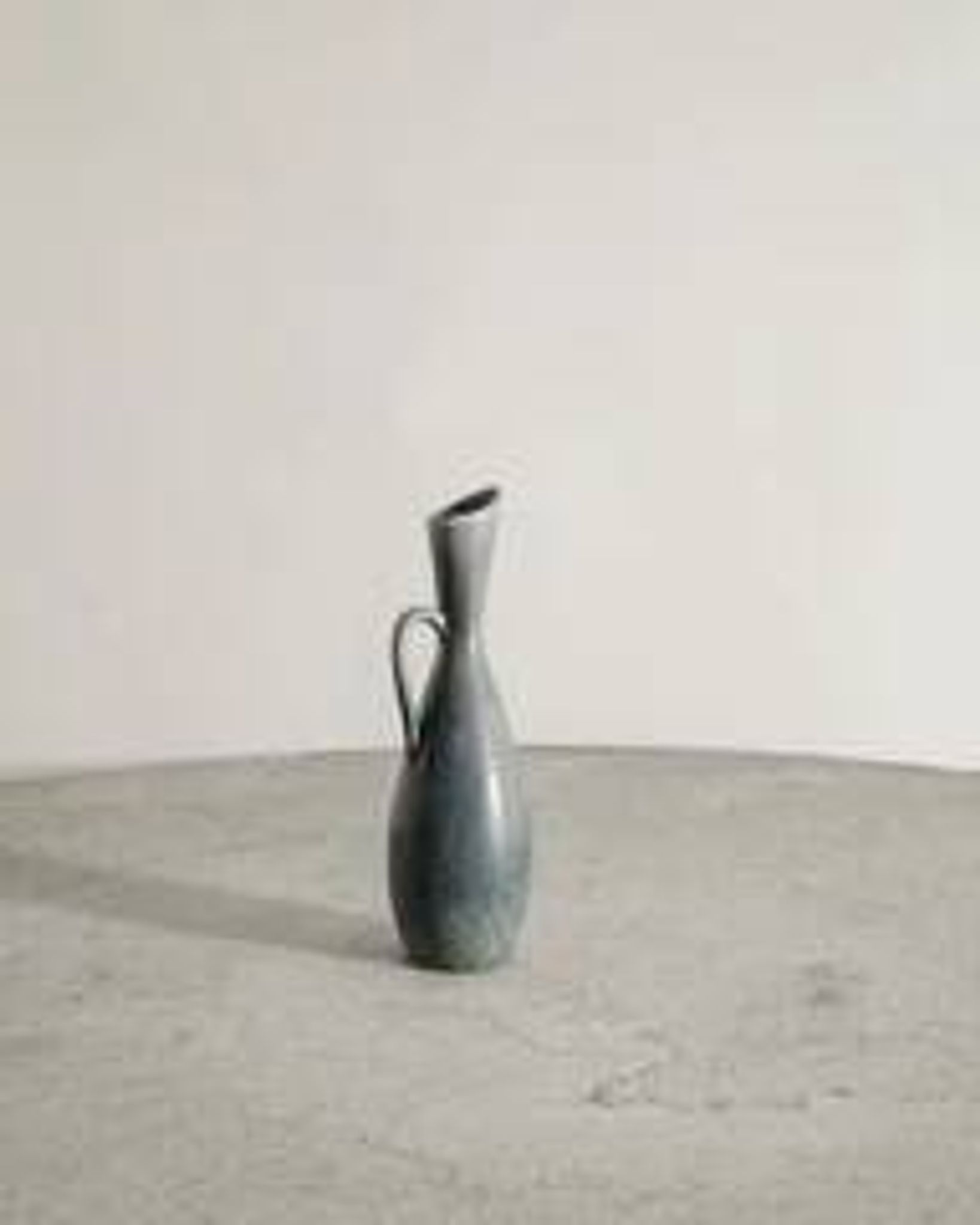 Vintage Swedish Mid Century Blue Pitcher by Carl-Harry Stålhane, 1950s