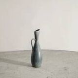 Vintage Swedish Mid Century Blue Pitcher by Carl-Harry Stålhane, 1950s