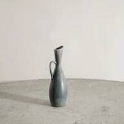 Vintage Swedish Mid Century Blue Pitcher by Carl-Harry Stålhane, 1950s