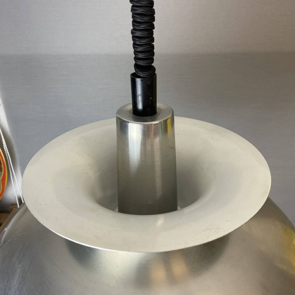 Scandinavian Danish aluminium 4-light hanging lamp