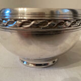 Silver metal bowl