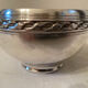 Silver metal bowl