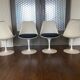 115 Tulip dining chairs by Eero Saarinen for Knoll Inc. / Knoll International