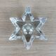 CANDLE HOLDER STAR IN CRYSTALGLASS LORRAINE