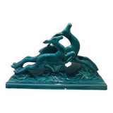 Statue of lemanceau: the deer