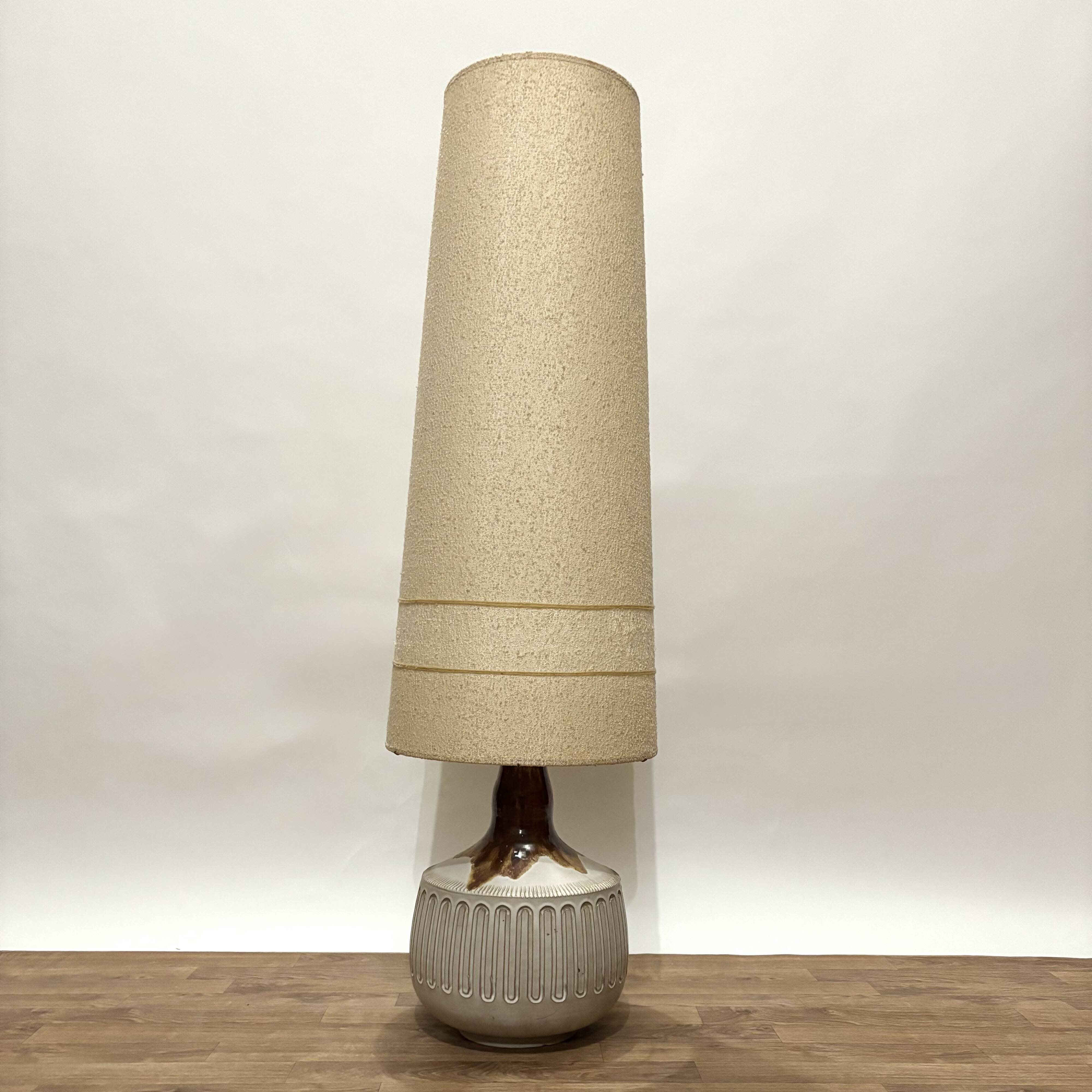 70s ceramic floor lamp