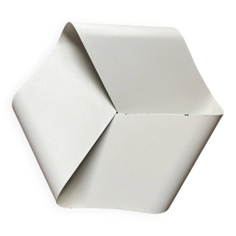 White metal wall light