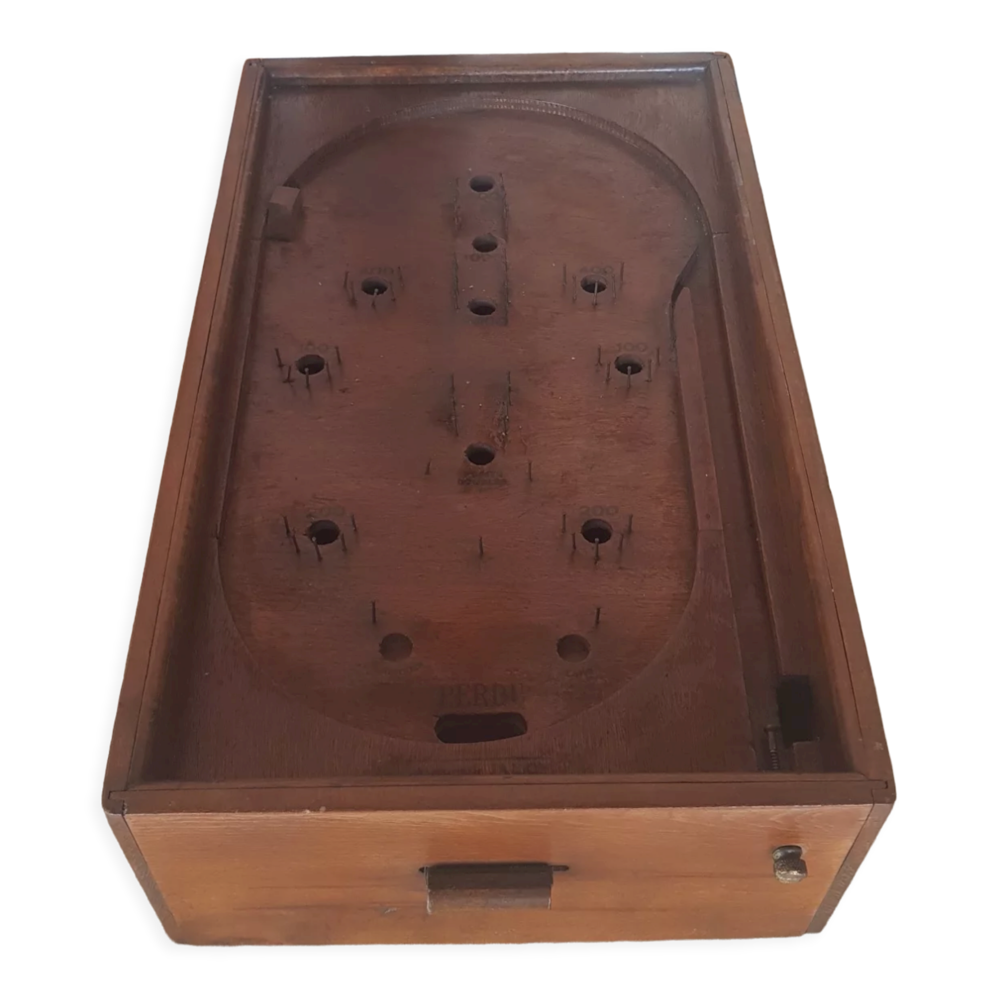 Old wooden pinball machine Jackie