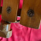 Vintage wooden folding children's chair