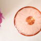 Pink glass bell, vintage