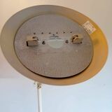 Reading floor lamp Italy 70s cream color.