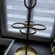 Vintage brass umbrella stand