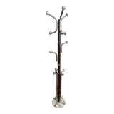 Metal coat rack with 12 hooks - 1970s