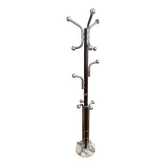 Metal coat rack with 12 hooks - 1970s