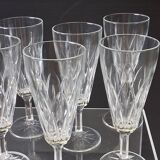 6 champagne flutes from VMC Reims in very good condition.