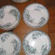 Service 6 people in faience art nouveau ste amandinoise model iris