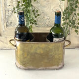 Sheffield style champagne bucket multiple bottles silver plated