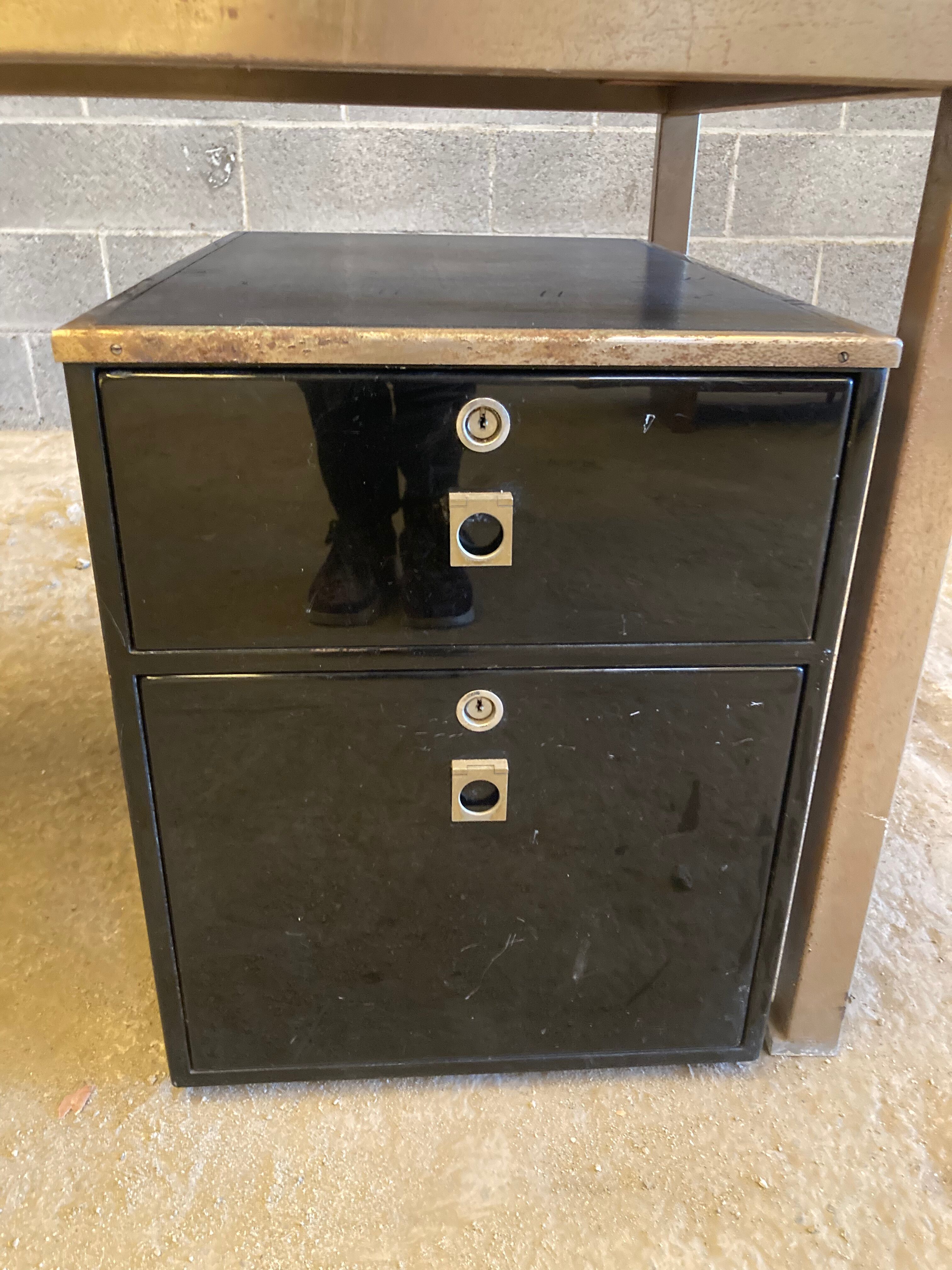 Office model 130 black Guy Lefèvre 1970 house Jansen