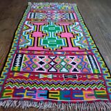 Handmade Algerian Berber Kilim 181x93cm