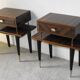 Paire de table de chevet années 50