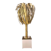 Brass palm tree floor lamp by Maison Jansen, 1970s