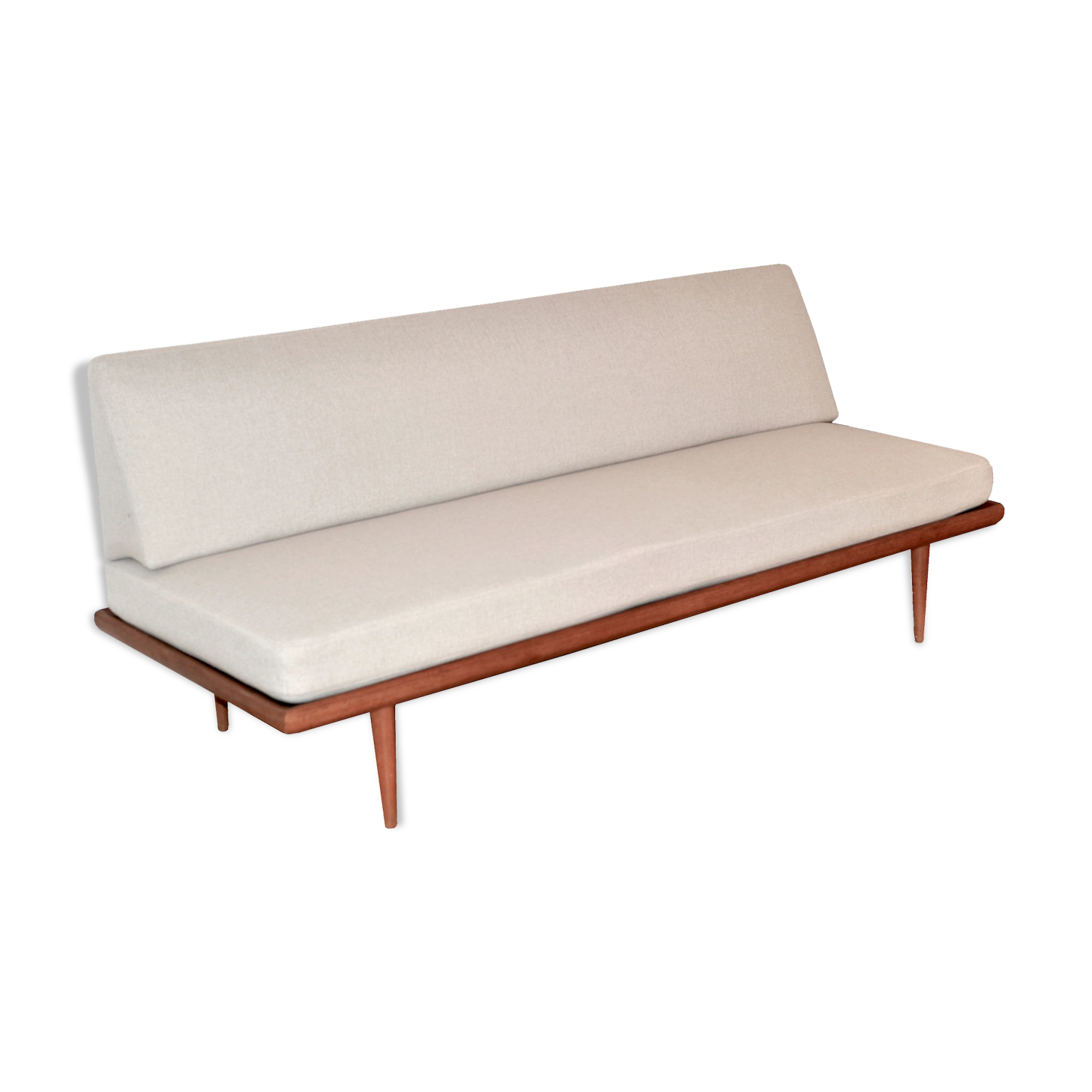 Méridienne en teck danois par Peter Hvidt & Orla Mølgaard-Nielsen pour France & Søn années 1960