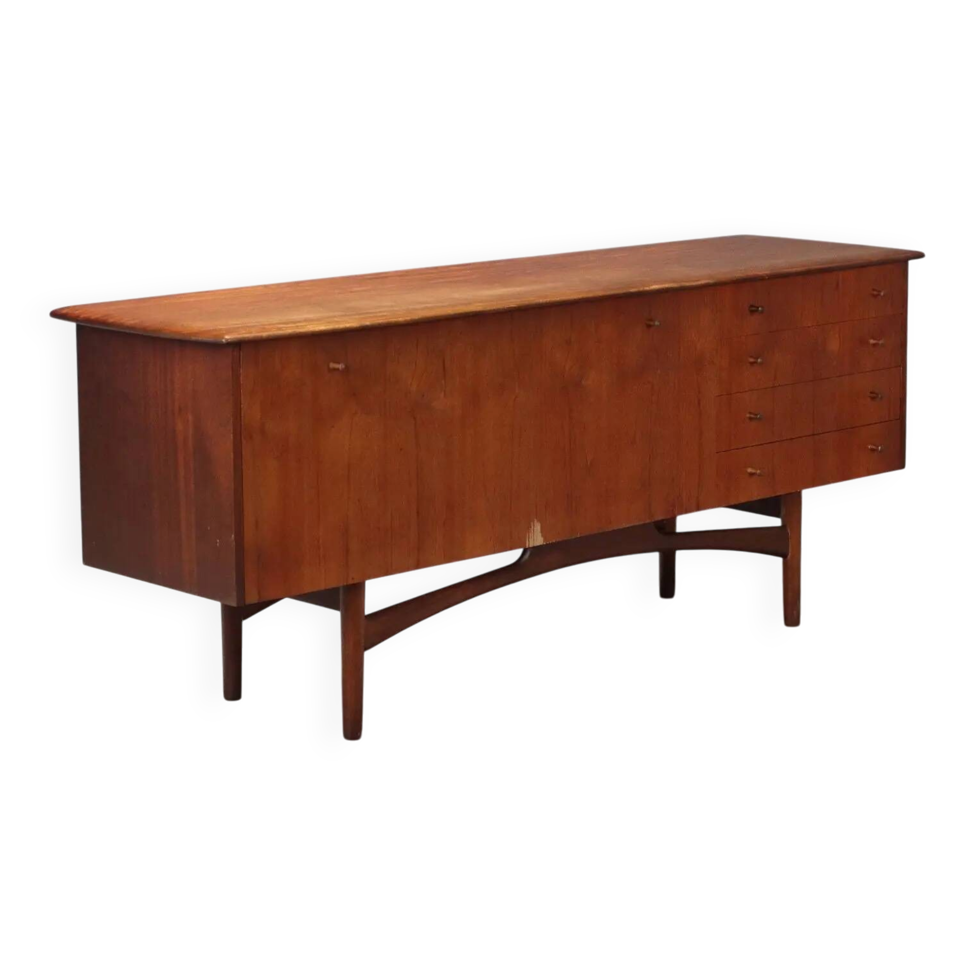 Vintage teak enfilade, Italian design, 1960s.
