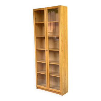 Scandinavian oak display cabinet ikea billy oxberg
