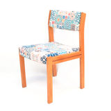 1980s modern, ethnic Upholstered chair, WK Möbel Germany